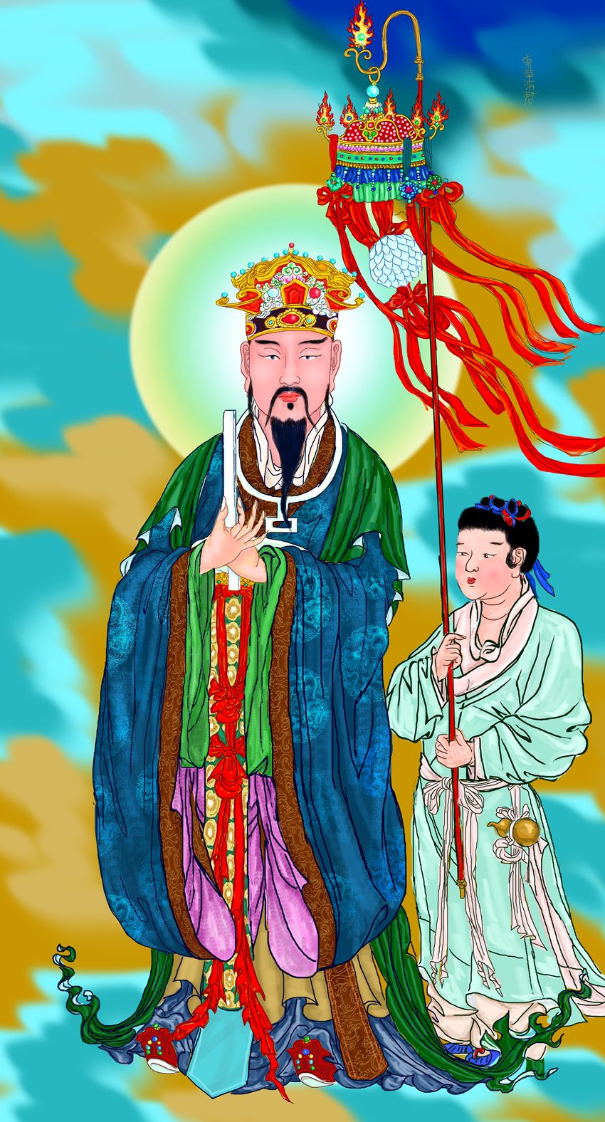 农历二月初六东华帝君圣诞男仙首领全真道始祖四海八荒共主的道教上神