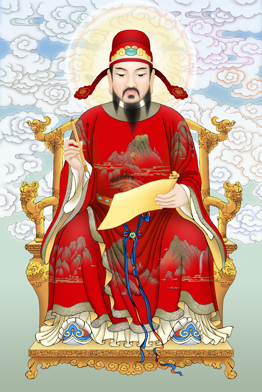 农历二月初三文昌帝君聖誕,文昌帝君,掌管福禄,主宰功名,又称梓潼帝君